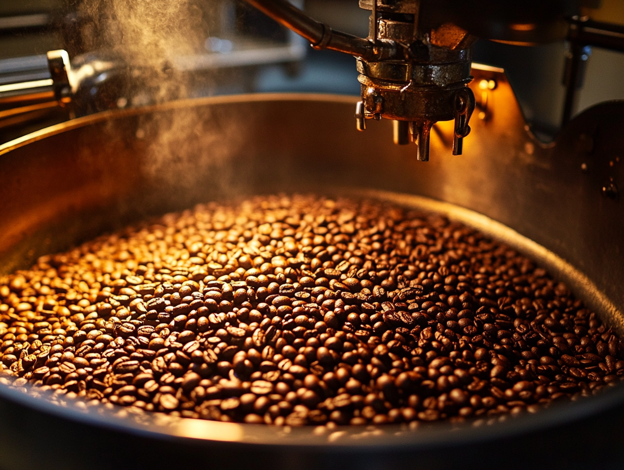 コーヒー豆焙煎